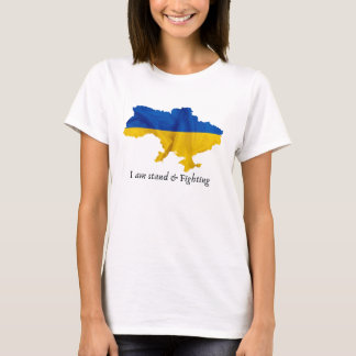 ウクラクラシックウナの地図とTシャツ Tシャツ