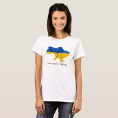 ウクラクラシックウナの地図とTシャツ Tシャツ (正面フル)