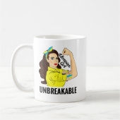 ウクラニアの女の子UNBREAKABLE BLUE YELLOW コーヒーマグカップ (左)