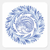 ウクラニアンフォーク記号 スクエアシール (正面)