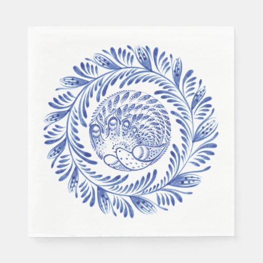 ウクラニアンフォーク記号 スタンダードランチョンナプキン (正面)