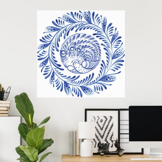 ウクラニアンフォーク記号 ポスター (ホームオフィス)