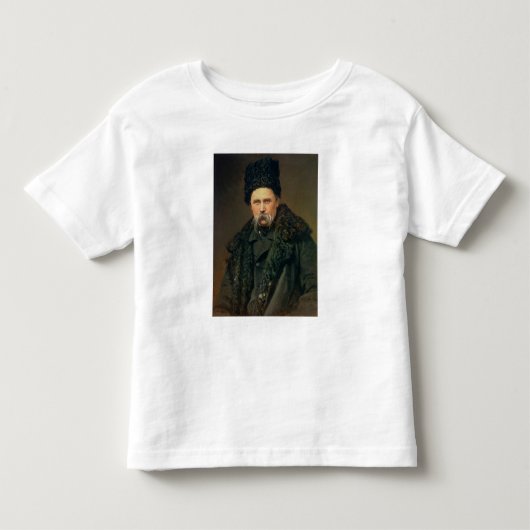 ウクラニアン作家ポートレート トドラーTシャツ (正面)