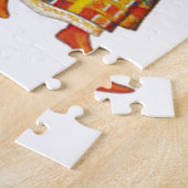 ウクラ伝統的イナドレスfrom Kyivschyna ジグソーパズル (側面)