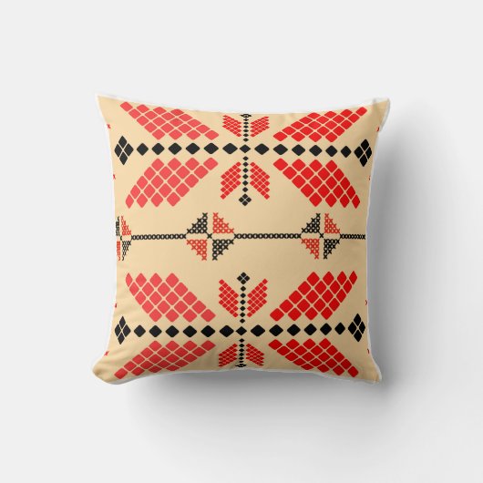 ウクラ伝統的イナフォークアート装飾用クッション クッション (正面)