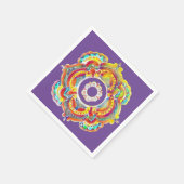 ウクラ伝統的イナフォークデコのポケットナプキン スタンダードカクテルナプキン (角)