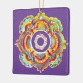 ウクラ伝統的イナフォーク セラミックオーナメント (左)