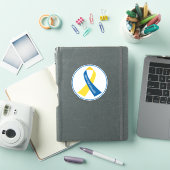 ウクラ祈ウナ向けRibbon Vinyl Carサポート シール (iPadカバー)