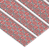 ウクリアニア赤黒刺繍 ショートテーブルランナー (コーナー)