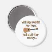 ウクレレおもしろいル マグネット (正面/裏面)