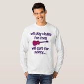 ウクレレおもしろいル Tシャツ (正面フル)