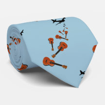 ウクレレが飛行機から落ちている