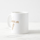 ウクレレで引っ掛けられる コーヒーマグカップ (正面左)