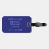 ウクレレのカスタムな文字の荷物のラベル ラゲッジタグ (裏面横)