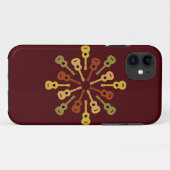 ウクレレのカスタムなiPhoneの穹窖 Case-Mate iPhoneケース (裏面(横))