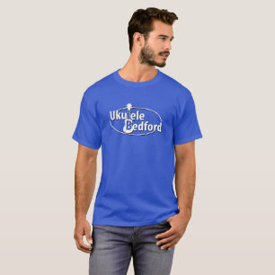 ウクレレのベドフォードの暗闇によって着色されるTシャツ Tシャツ