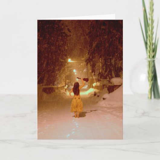 ウクレレの冬の不思議の国 カード (正面)