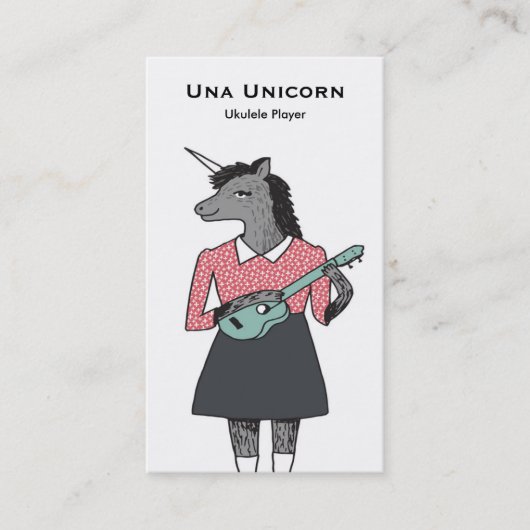 ウクレレの名刺 名刺 (正面)