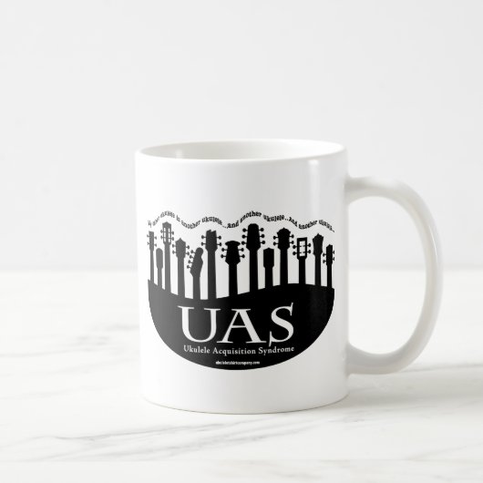 ウクレレの獲得シンドローム コーヒーマグカップ (右)