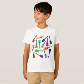 ウクレレの虹 Tシャツ (正面フル)