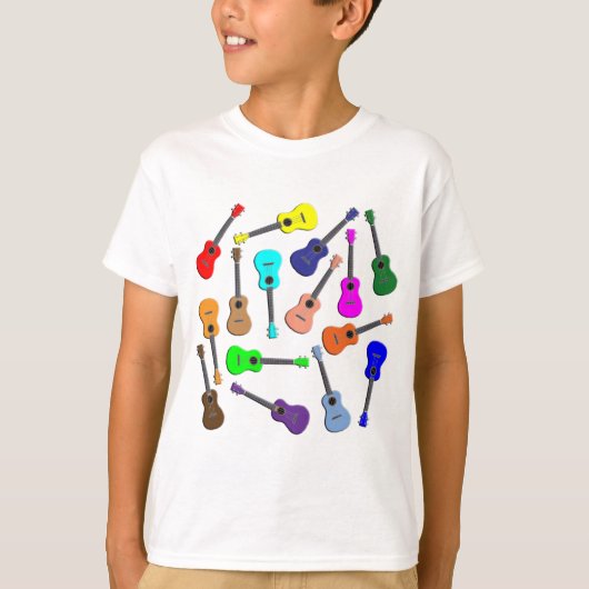 ウクレレの虹 Tシャツ (正面)