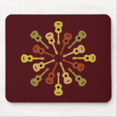 ウクレレのmousepad マウスパッド (正面)