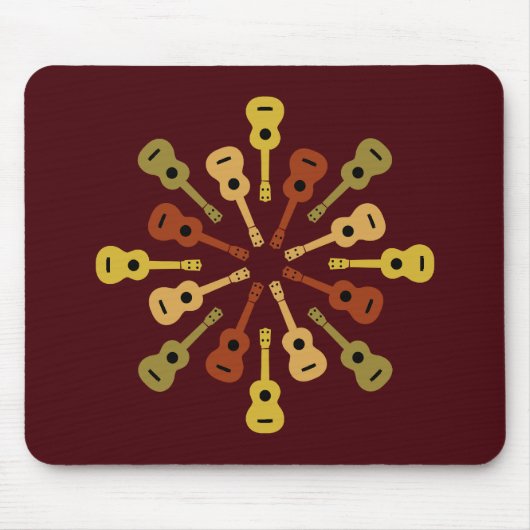 ウクレレのmousepad マウスパッド (正面)