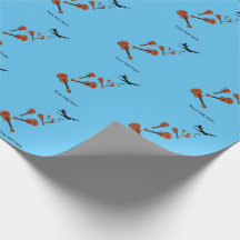 ウクレレを落下させる飛行機