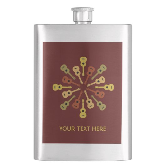 ウクレレカスタムフラスコ フラスク (正面)