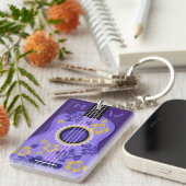 ウクレレカスタムモノグラムキーチェーン キーホルダー (正面右)