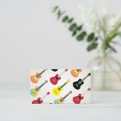 ウクレレカラフルパターズウケアーティスト 名刺 (スタンド正面)