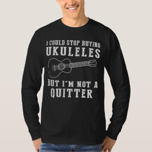 ウクレレストップスのおもしろいミュージシャンティー Tシャツ