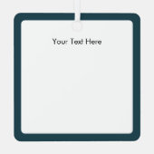 ウクレレトロピカルフラワーズミュージカル楽器カスタム メタルオーナメント (裏面)