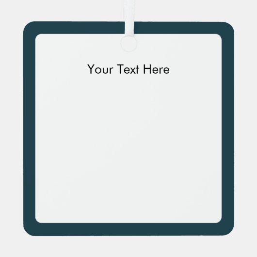 ウクレレトロピカルフラワーズミュージカル楽器カスタム メタルオーナメント (裏面)