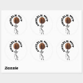 ウクレレナット ラウンドシール (シート)