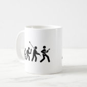 ウクレレプレーヤー コーヒーマグカップ (正面左)