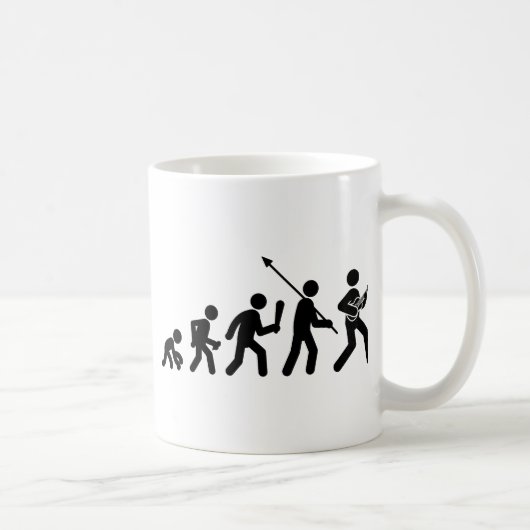 ウクレレプレーヤー コーヒーマグカップ (右)
