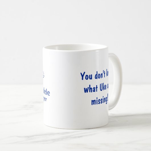 ウクレレマグ コーヒーマグカップ (正面右)