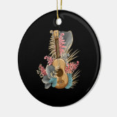 ウクレレミュージシャン – ウクレレ セラミックオーナメント (左)