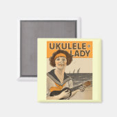 ウクレレレディ#2マグネット マグネット (正面/裏面)