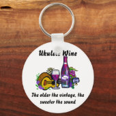 ウクレレワイン キーホルダー (正面)