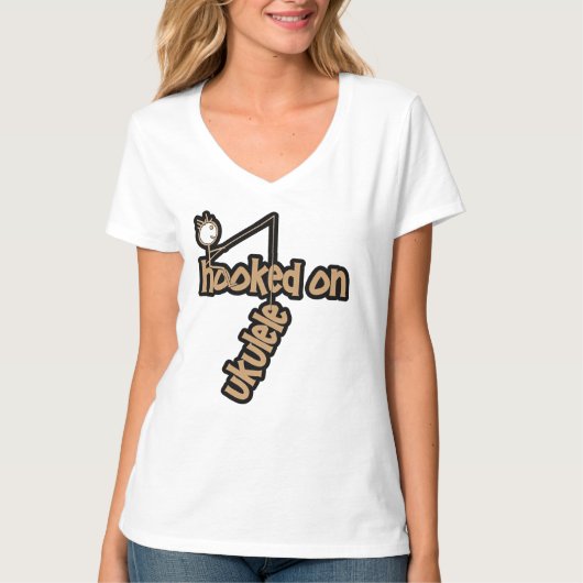 ウクレレ中毒 Tシャツ (正面)