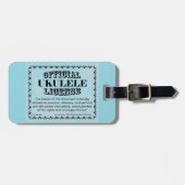 ウクレレ免許 ラゲッジタグ (正面横)