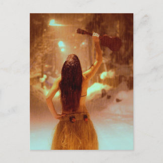 ウクレレ冬のワンダーランド ポストカード