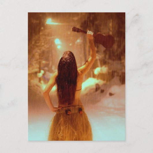 ウクレレ冬のワンダーランド ポストカード (正面)