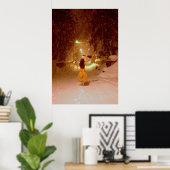 ウクレレ冬 ポスター (ホームオフィス)