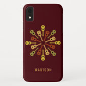 ウクレレ名前をカスタムする電話ケース Case-Mate iPhoneケース (裏面)