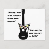ウクレレ大人のユーモア ポストカード (正面)