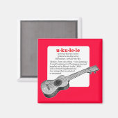 ウクレレ定義磁石 マグネット (正面/裏面)