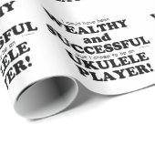 ウクレレ富裕層と成功 ラッピングペーパー (ロールコーナー)